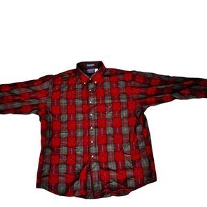 Pendleton Red and Black Plaid Men's Shirt